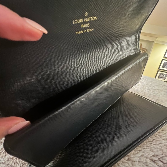 Louis Vuitton Mini Lin Navy Blue Wallet - Picture 12 of 14